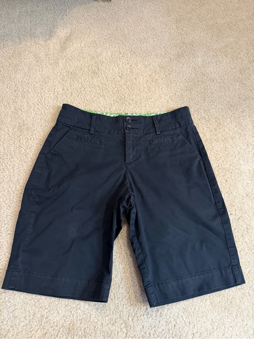 Lee Women's Navy Bermuda Shorts